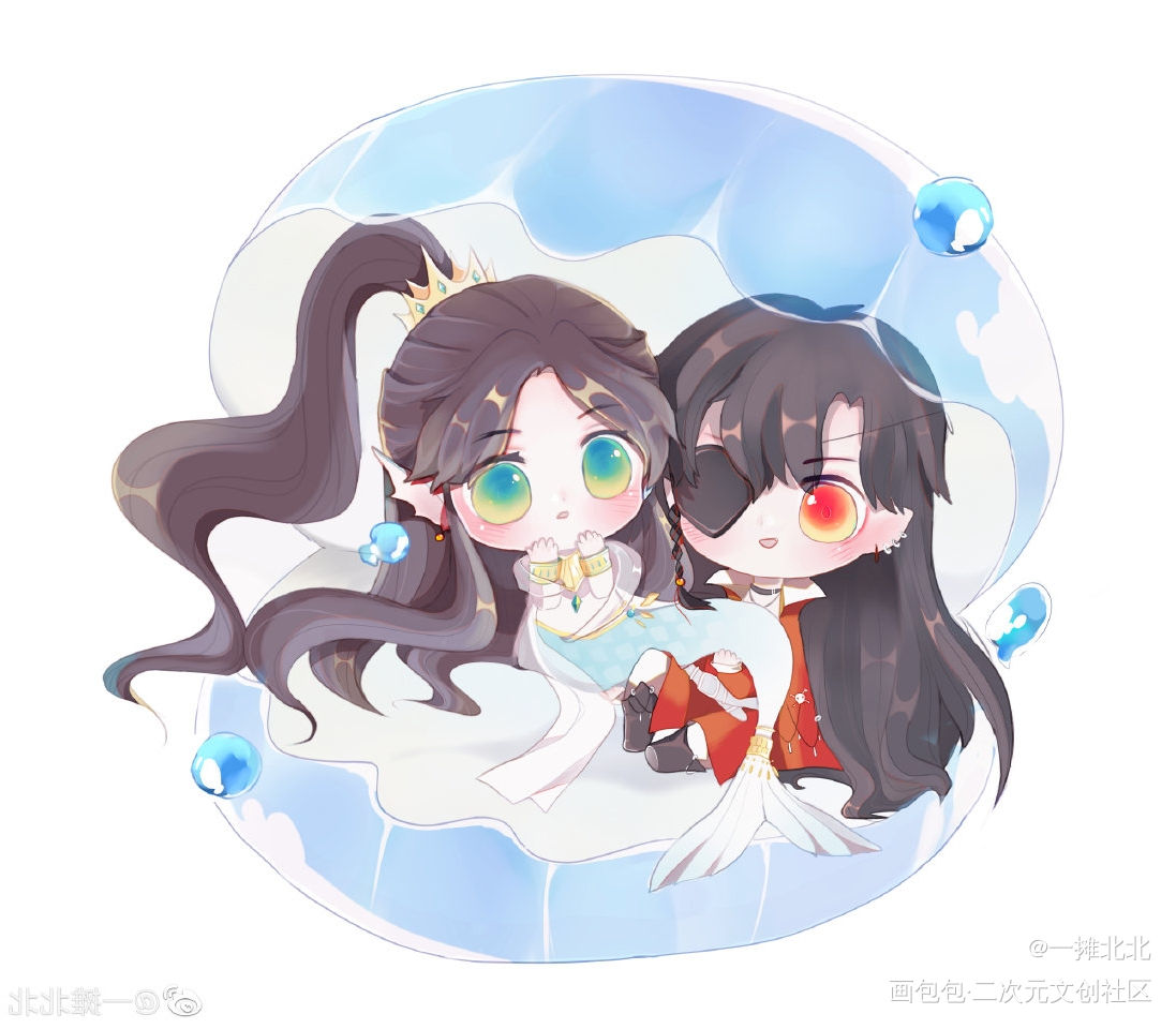 2021.4.24_天官赐福花怜Q版绘画作品