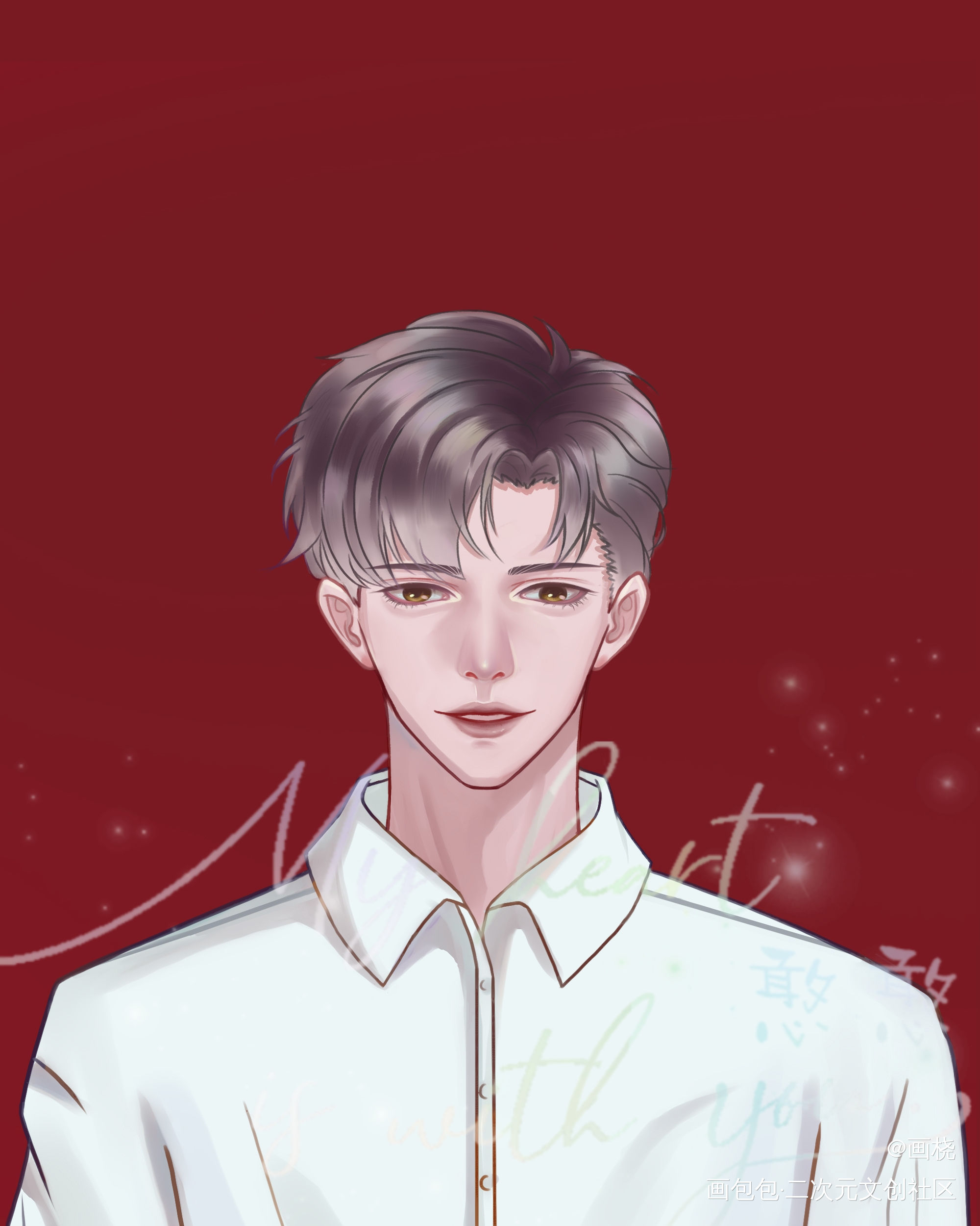 黎叔叔生日快乐_谁把谁当真妹叔水千丞绘画作品