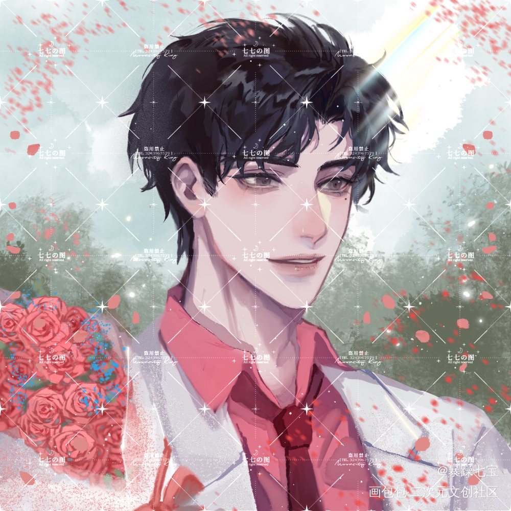 黎叔叔生日快乐_谁把谁当真188男团妹叔黎朔赵锦辛绘画作品