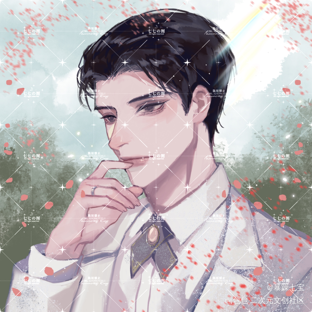 黎叔叔生日快乐_谁把谁当真188男团妹叔黎朔赵锦辛绘画作品