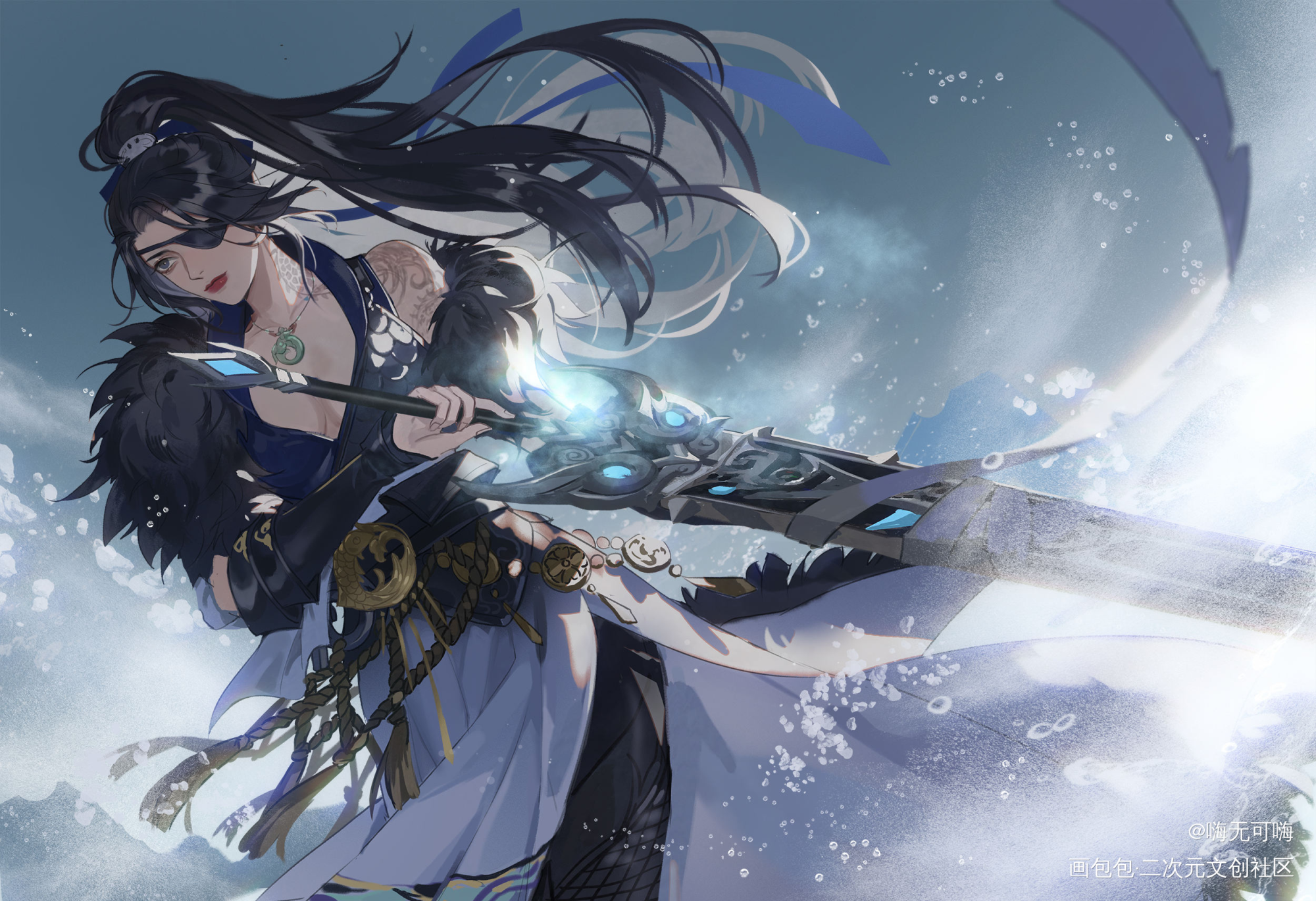 _崔三娘迦南永劫无间绘画作品