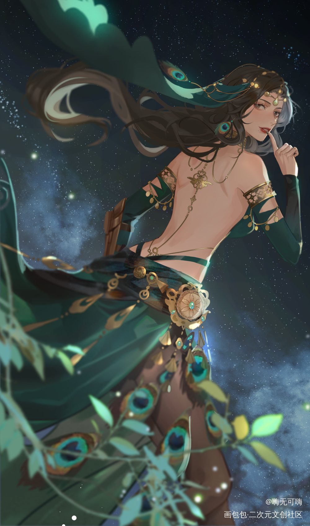 _崔三娘迦南永劫无间绘画作品