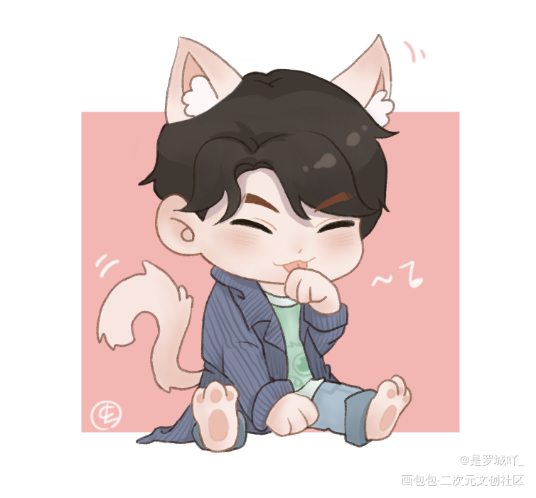 这是一只蒲猫猫_南北cp绘画作品