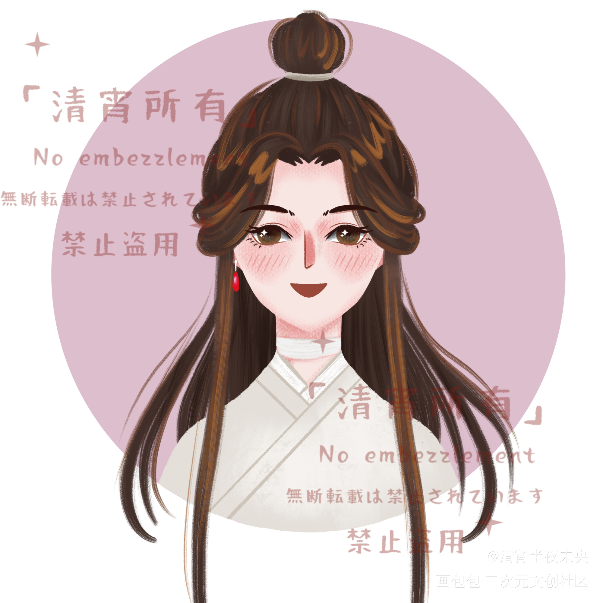花城&谢怜_天官赐福花怜谢怜花城绘画作品