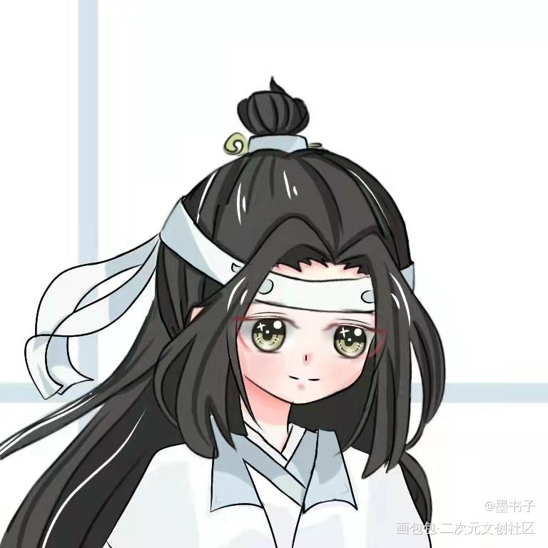 羡羡和忘机~_魔道祖师忘羡绘画作品