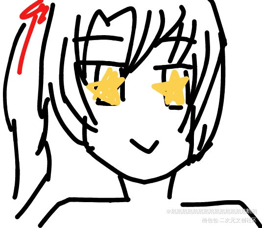 qq绘画车上无聊摸鱼_天官赐福Q版绘画作品