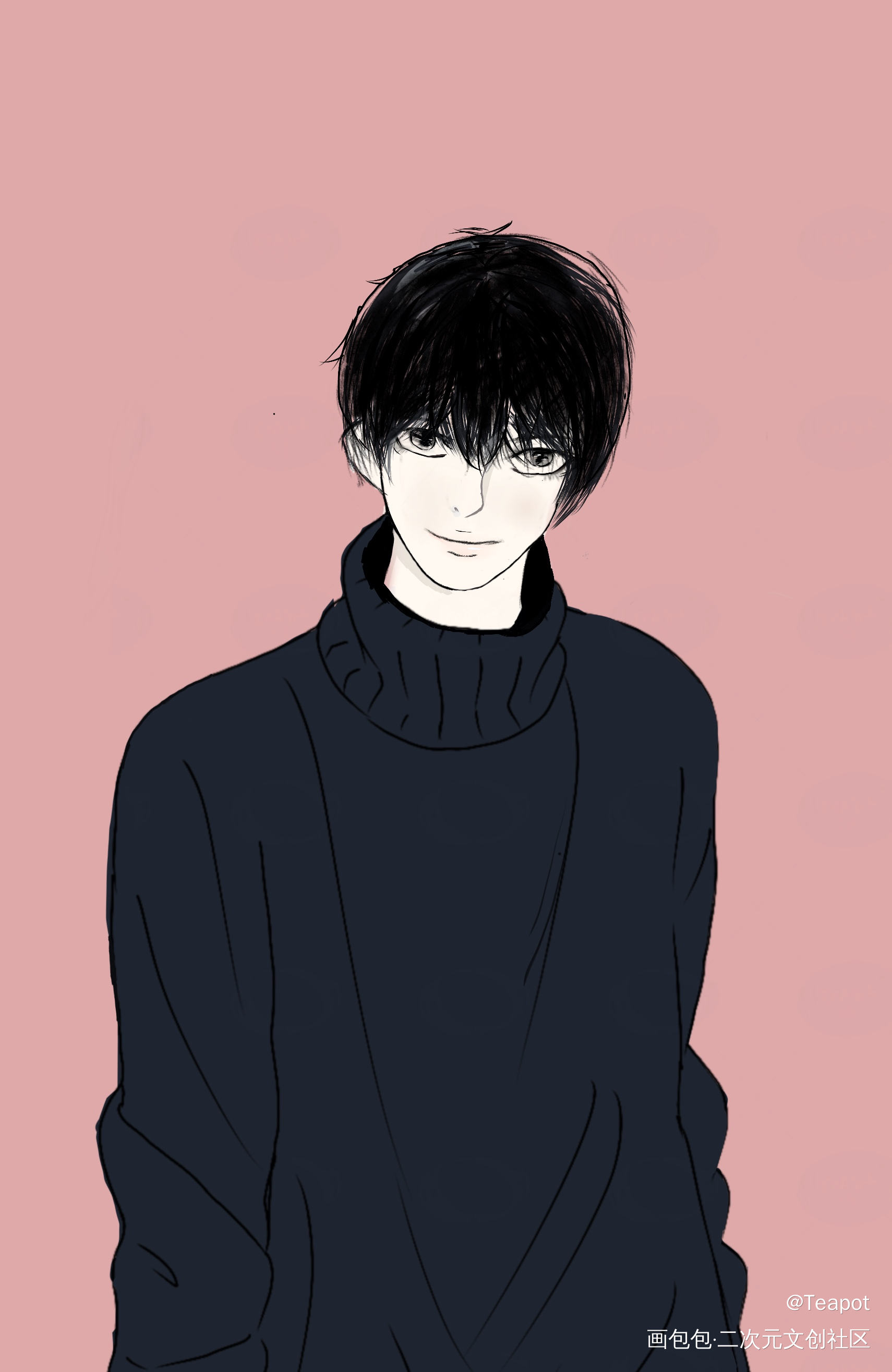 秀秀_娘娘腔188男团群秀绘画作品