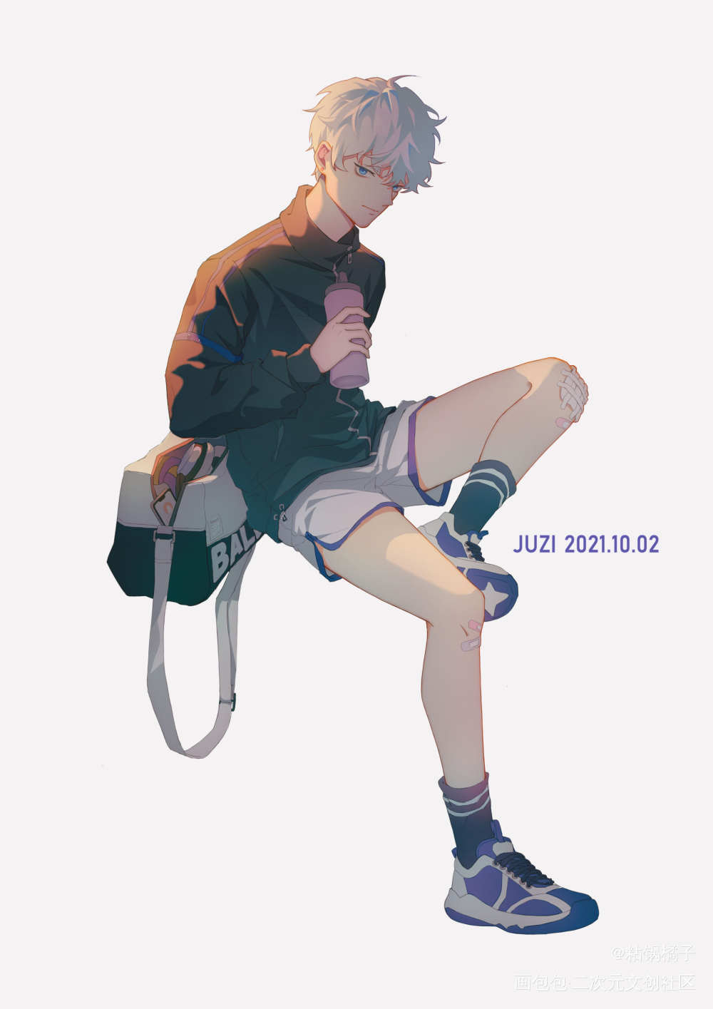 作业_平涂日系同人绘画练习摸鱼二次元绘画绘画作品