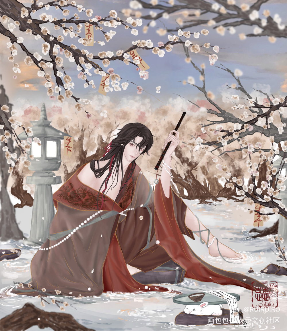 “想带一人回云深不知处…”_魔道祖师魏无羡我要上首推绘画作品