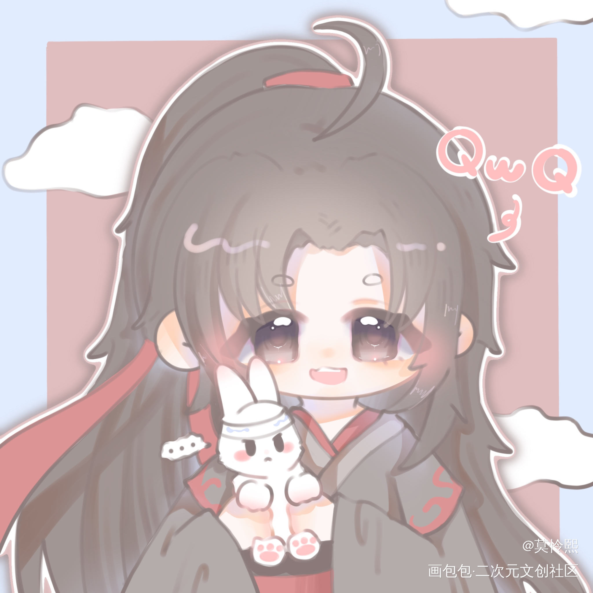 是羡羡宝贝哦_魔道祖师忘羡约稿绘画作品