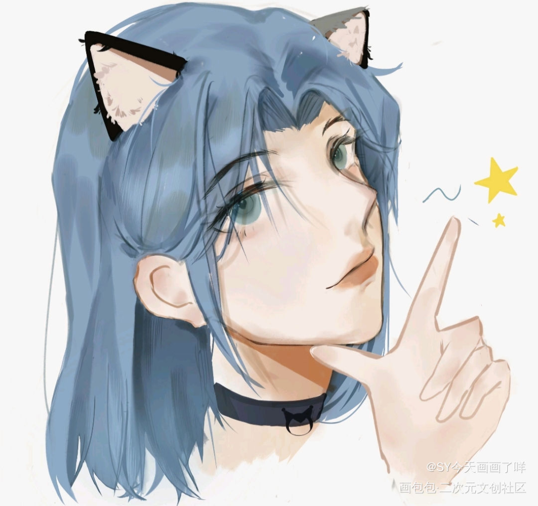小辉喵～_附加遗产188男团温小辉手绘绘画作品