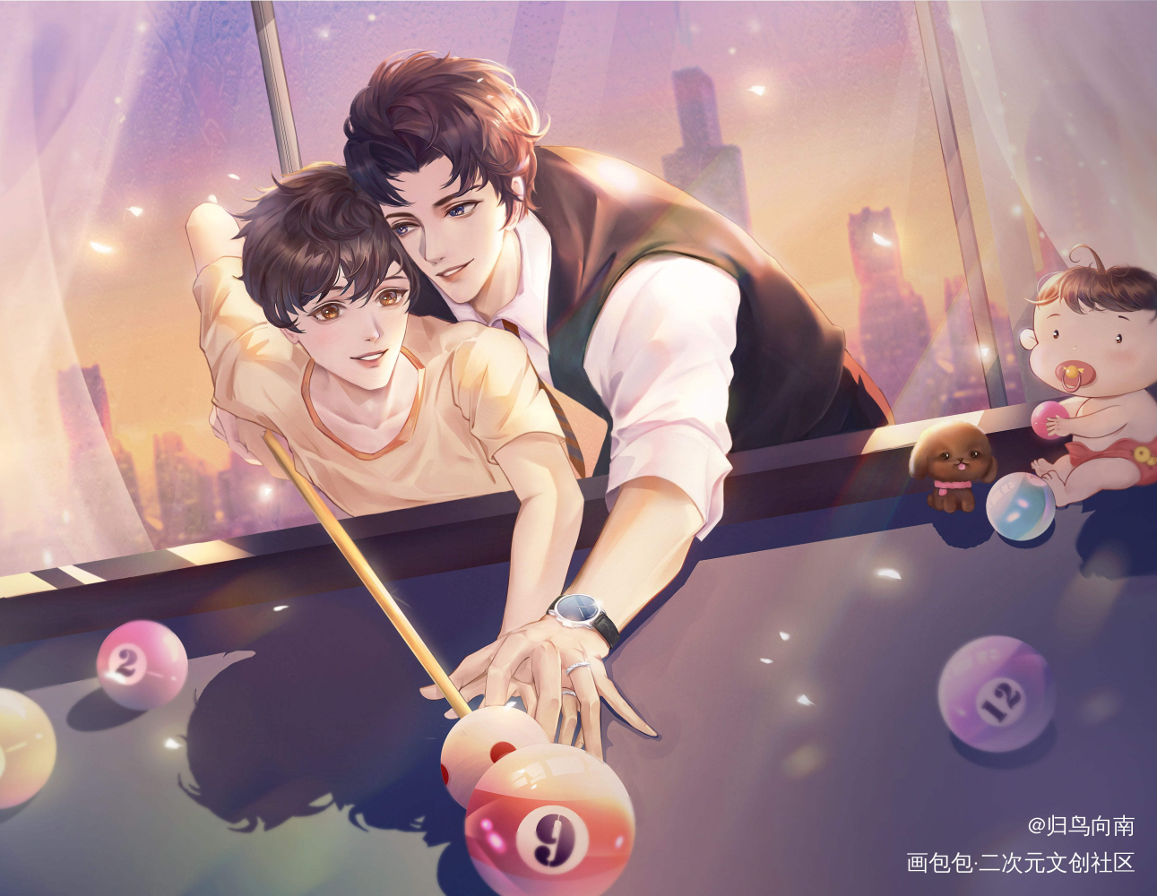 霞光_娘娘腔188男团群秀李程秀邵群我要上首推绘画作品