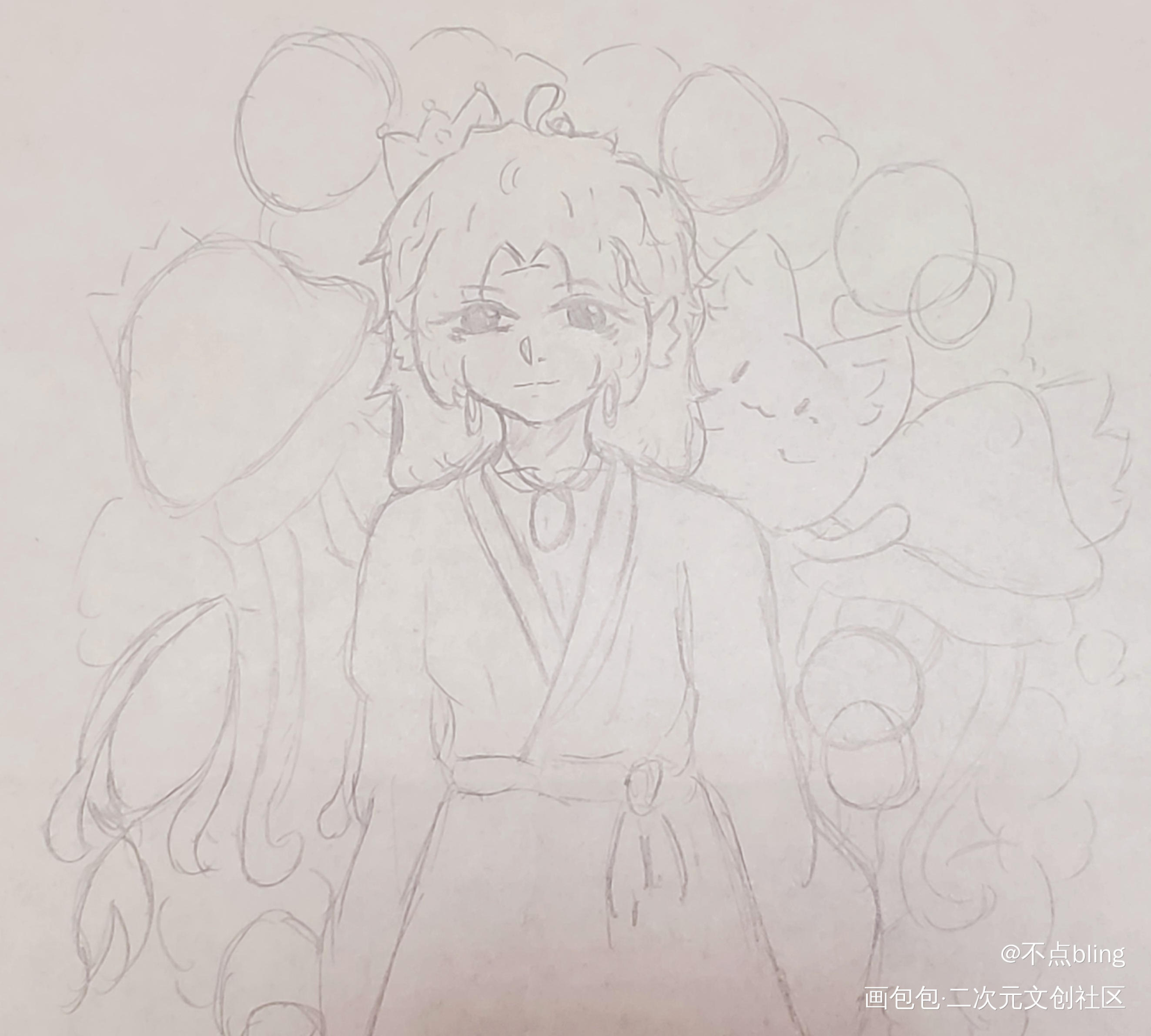 兰波_手绘ABO人鱼陷落绘画作品