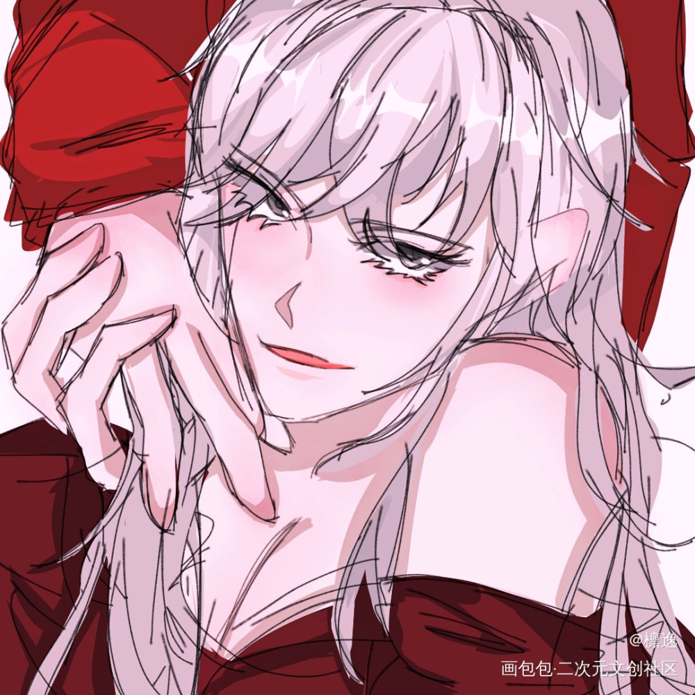 两个滤镜……_王者荣耀李白平涂绘画作品