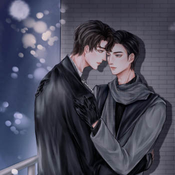 "黎叔叔,我想吻你."_水千丞谁把谁当真188男团妹叔黎朔赵锦辛绘画作品