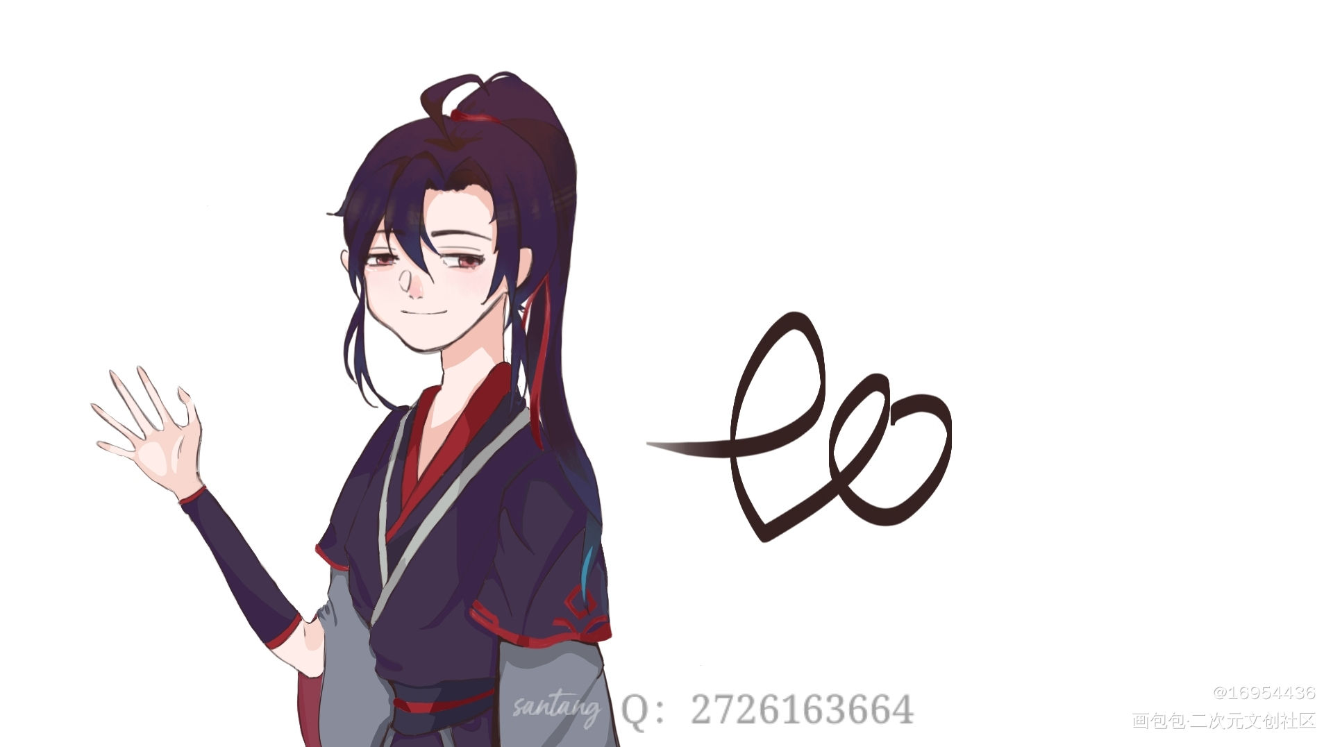 前段时间画的_平涂绘画作品