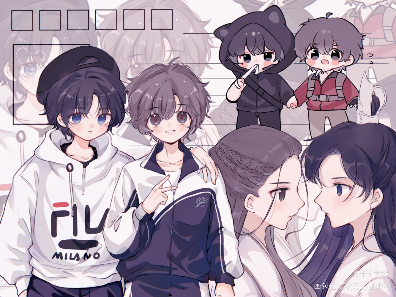 宇日俱曾_肖宇梁曾舜晞宇日俱曾画画绘画作品