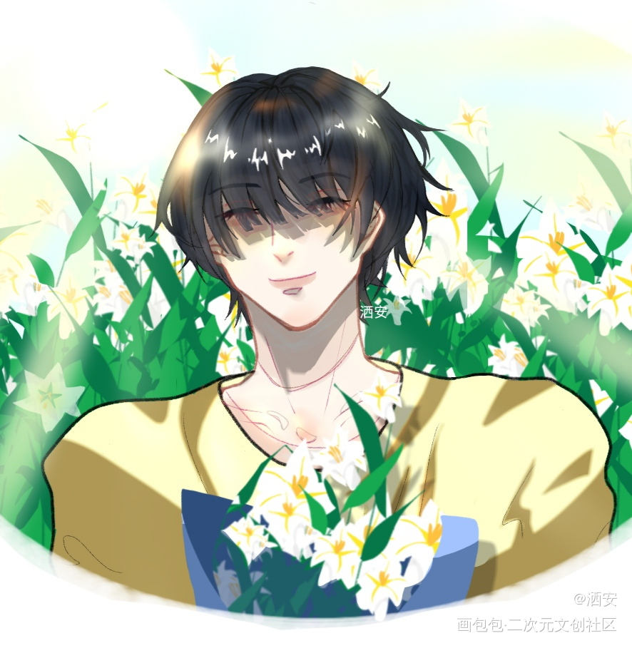 _你却爱着一个傻逼188男团李简李玉同人绘画作品