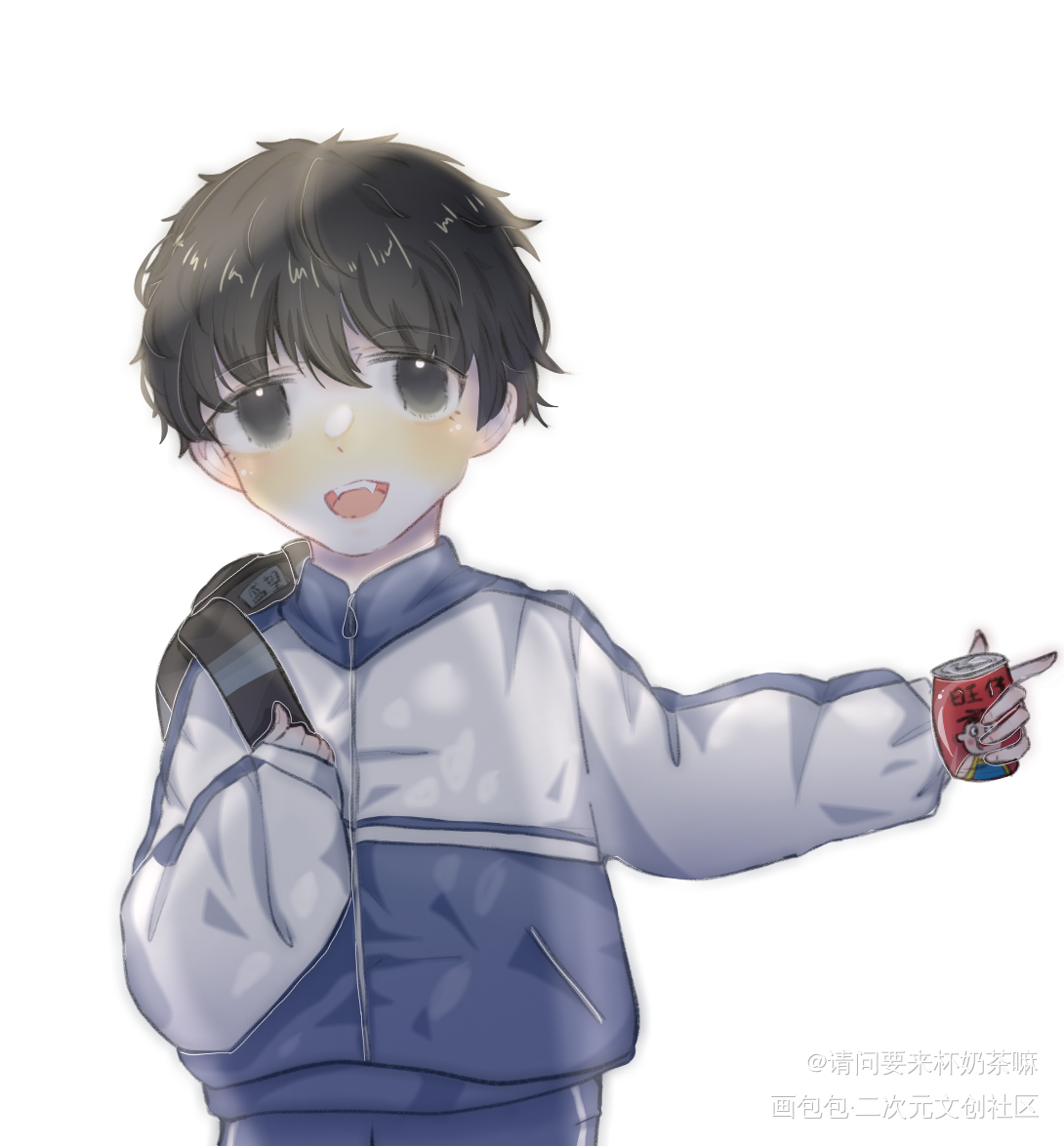 旺仔～_某某盛望日系Q版绘画作品