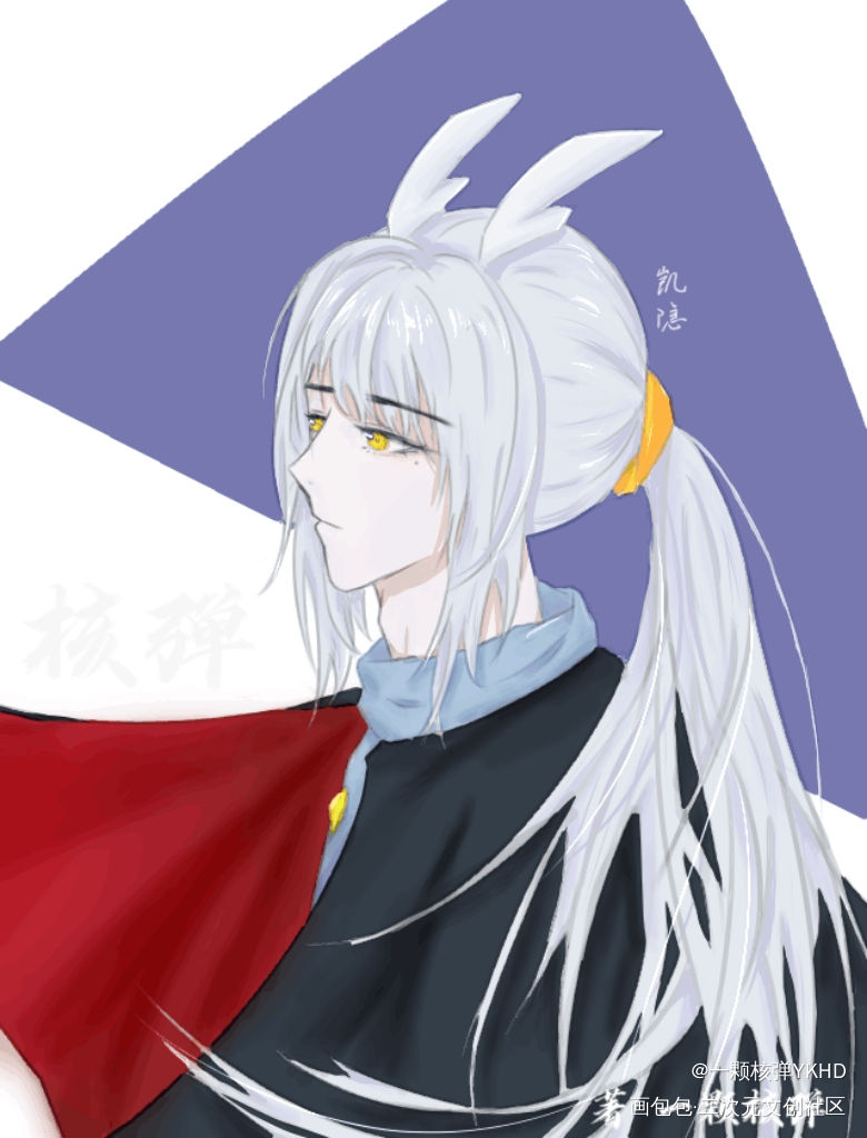 《关于我不会画高光这件事》_光遇白鸟画渣光遇sky摸鱼板绘绘画绘画作品
