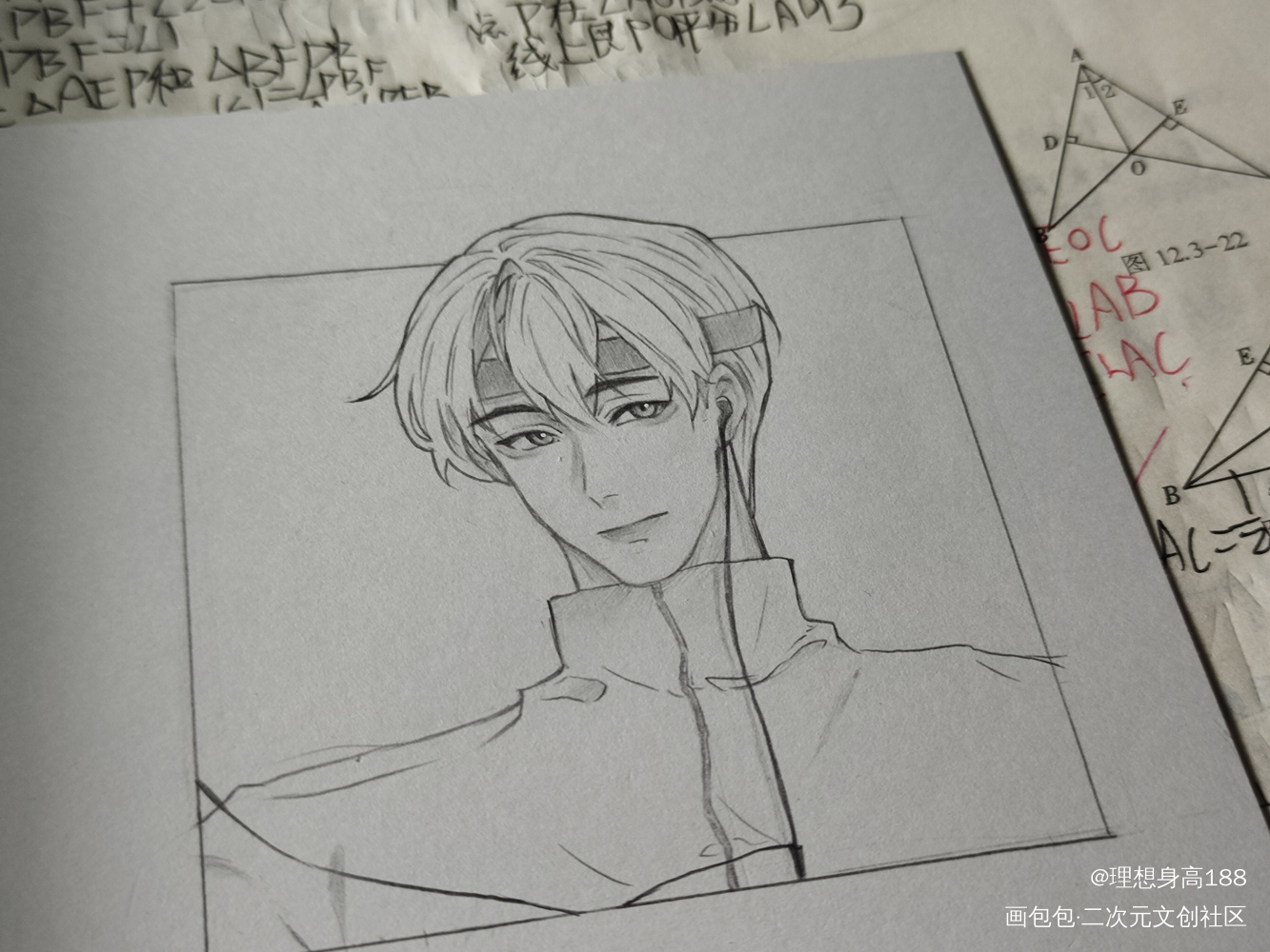 _你却爱着一个傻逼188男团李简李玉简隋英手绘绘画作品
