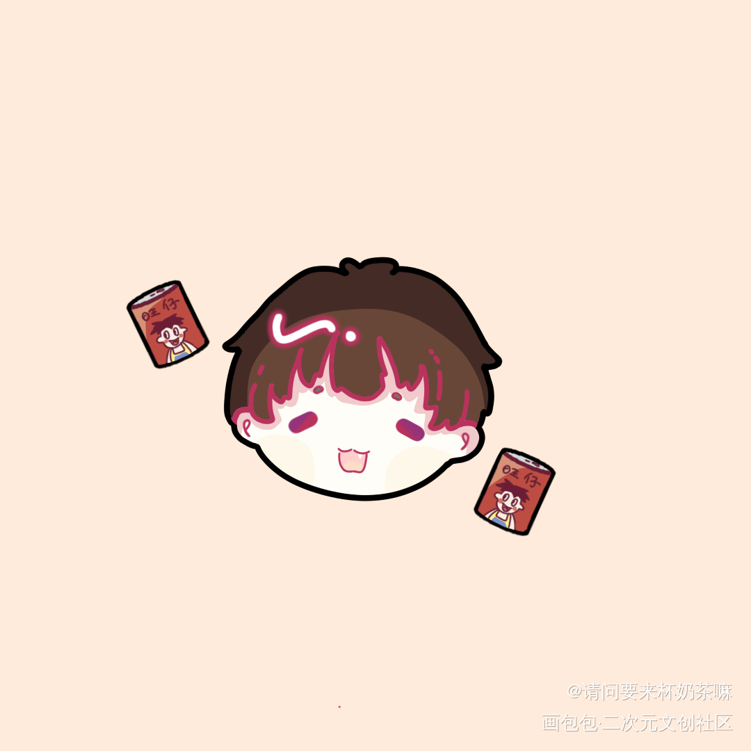 小脑袋_某某添望Q版绘画作品