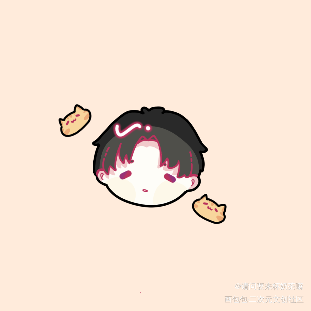 小脑袋_某某添望Q版绘画作品