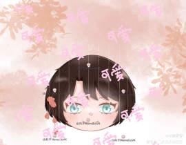 甜甜辛的圆形徽章_绘画作品