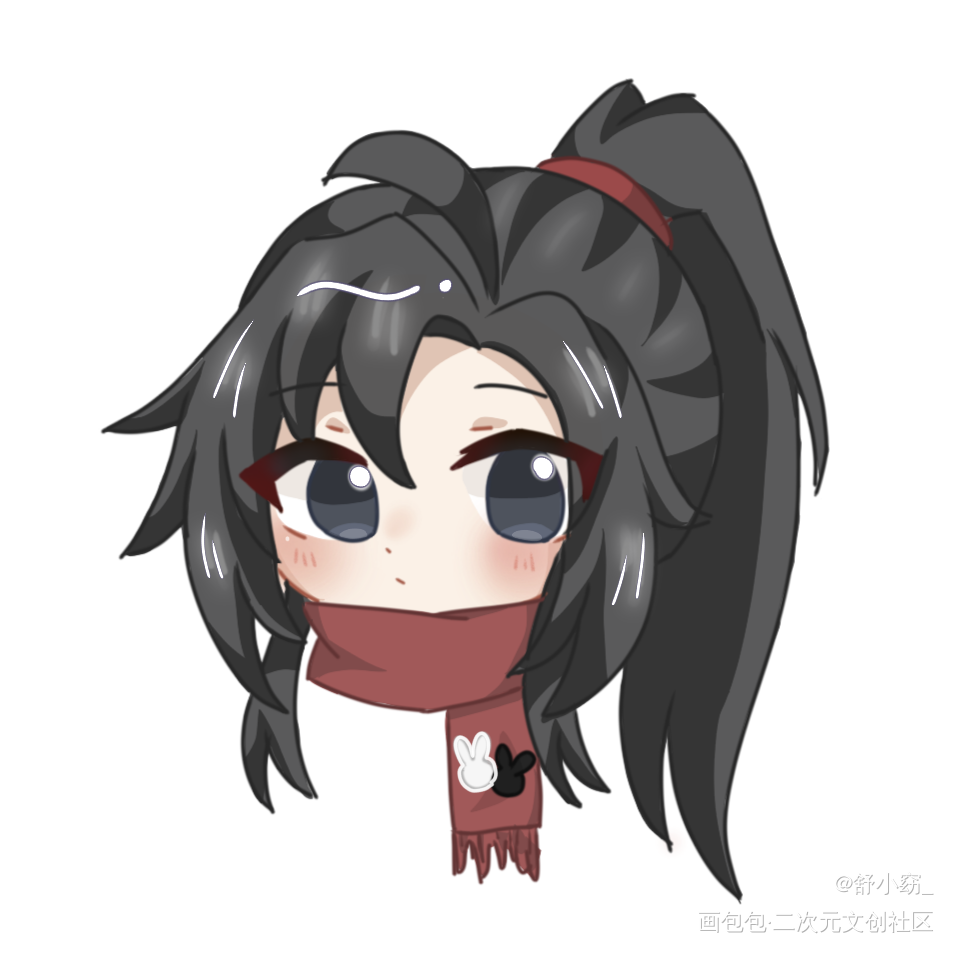 库存_魔道祖师魏无羡Q版指绘绘画作品