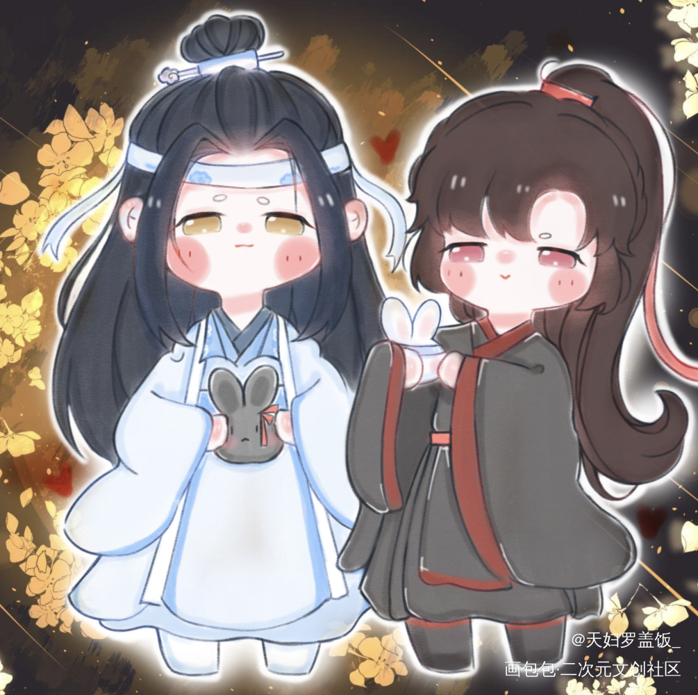 忘羡！_魔道祖师忘羡绘画作品