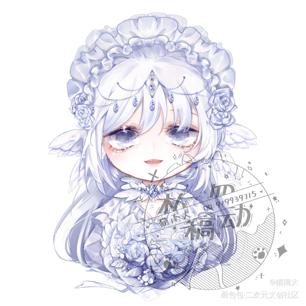今日份酬勤！_日系Q版求点评头像绘画作品