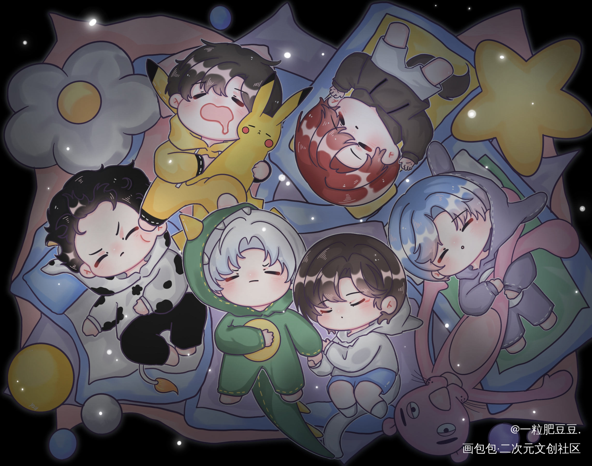【睡觉觉~】_营业悖论绘画作品
