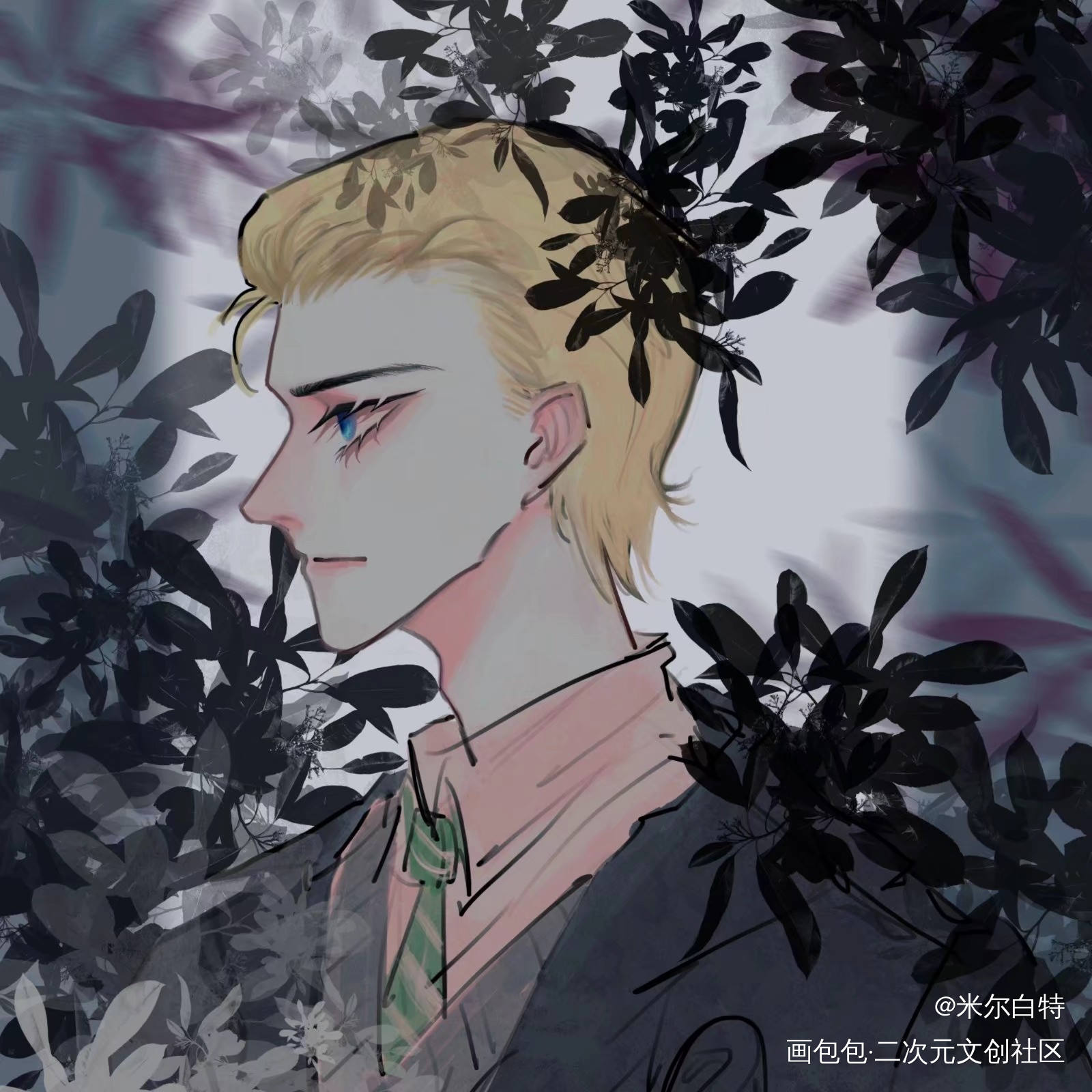 德拉科·马尔福_哈利波特德拉科马尔福绘画作品