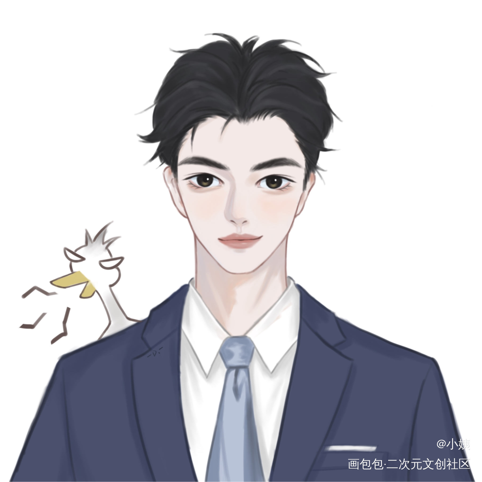 大鹅_娘娘腔188男团约稿绘画作品