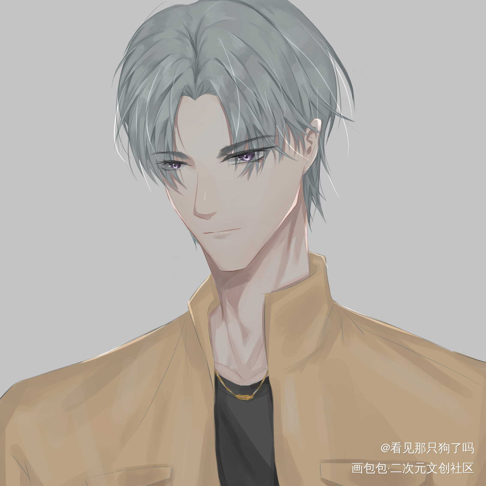 Charlie_光与夜之恋绘画作品