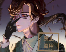 震惊！眼镜竟然不能封印颜值了_绘画作品