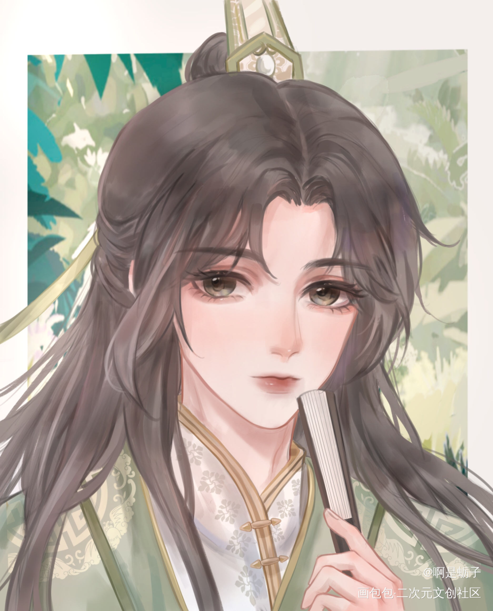 人渣反派自救系统_人渣反派自救系统古风厚涂绘画作品