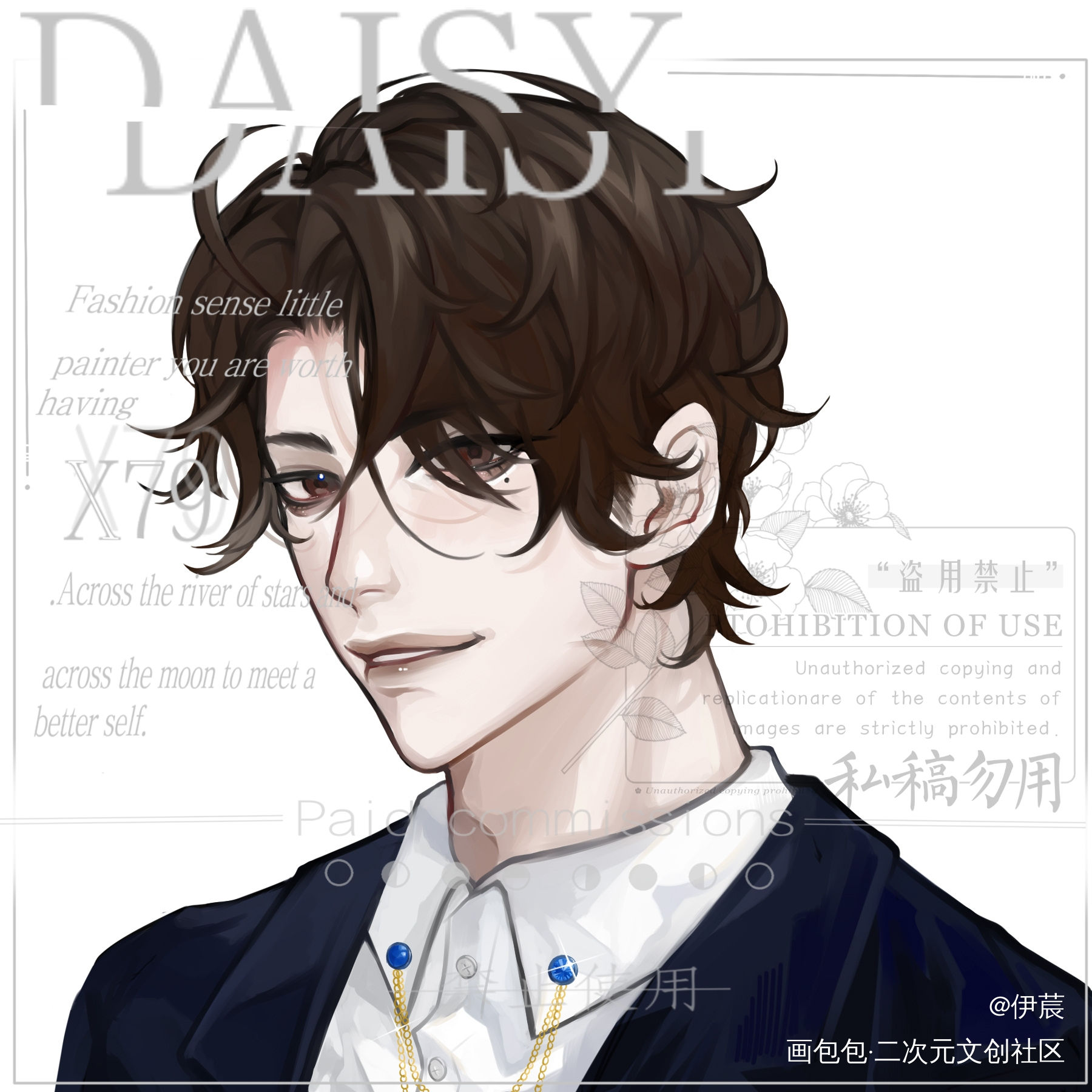 _188男团赵锦辛绘画作品