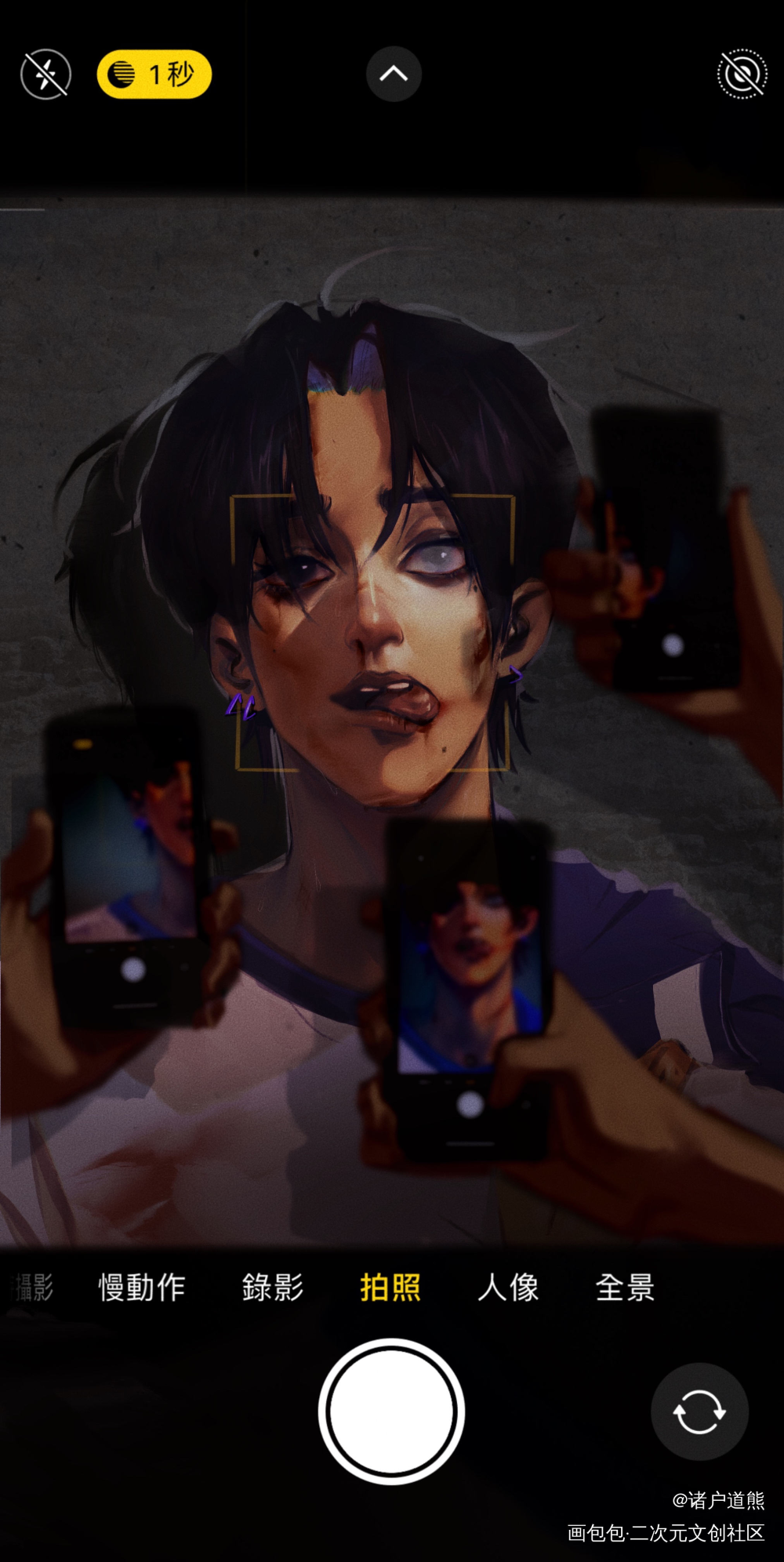 oc_插画摸鱼绘画原创oc绘画作品