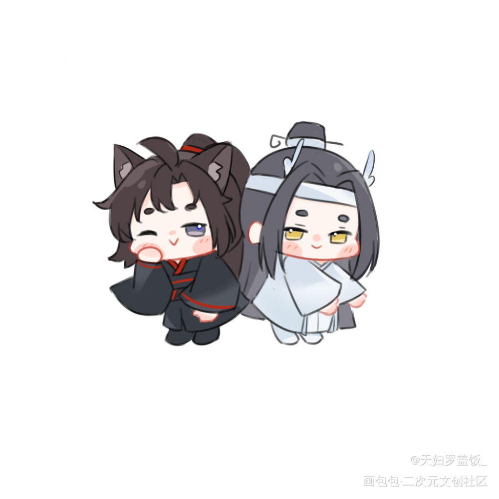 忘羡_魔道祖师忘羡绘画作品