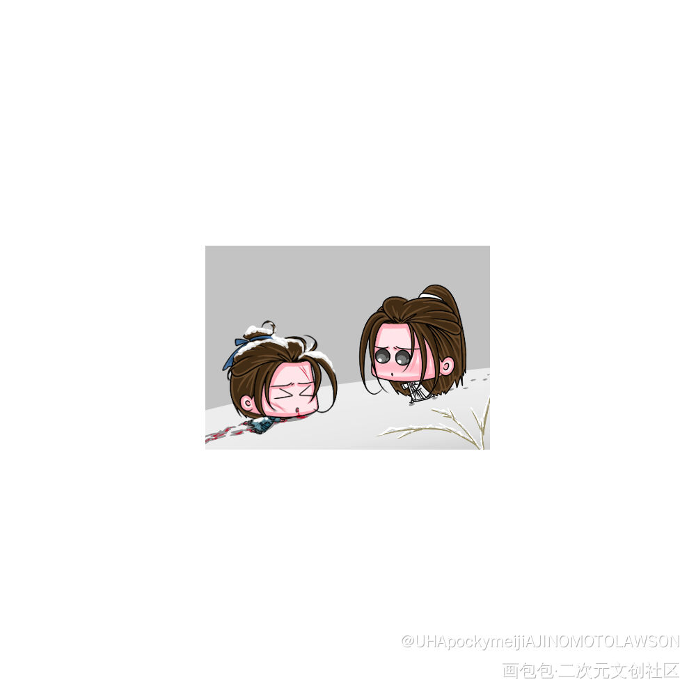 奶狗和他的小猫恩公_二哈和他的白猫师尊燃晚墨燃楚晚宁Q版绘画作品