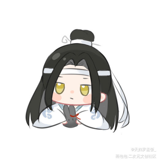 忘机！_魔道祖师忘羡绘画作品