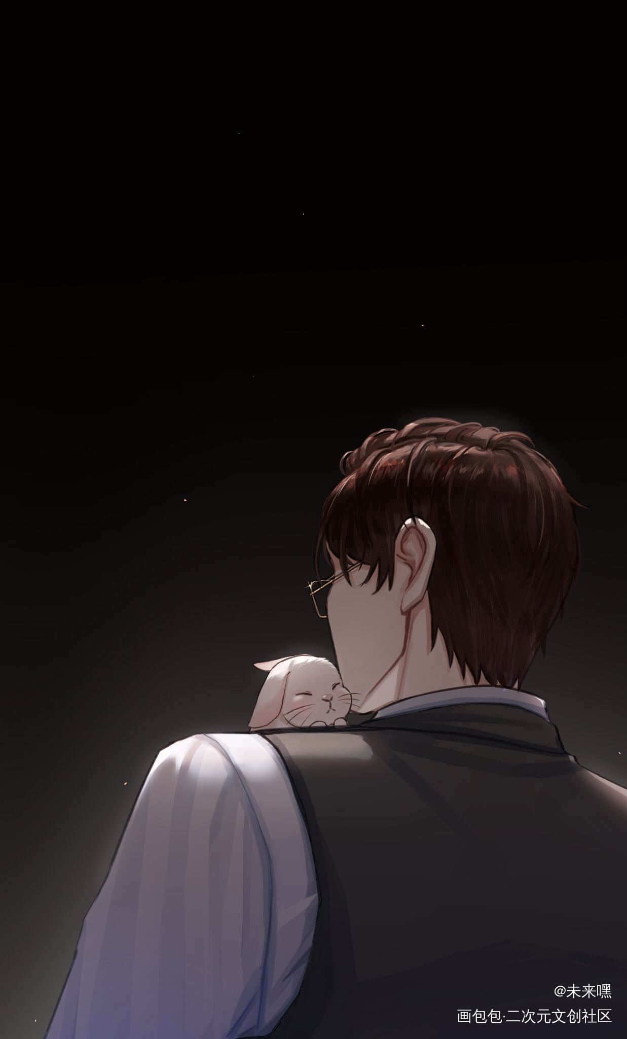 _光与夜之恋陆沉绘画作品