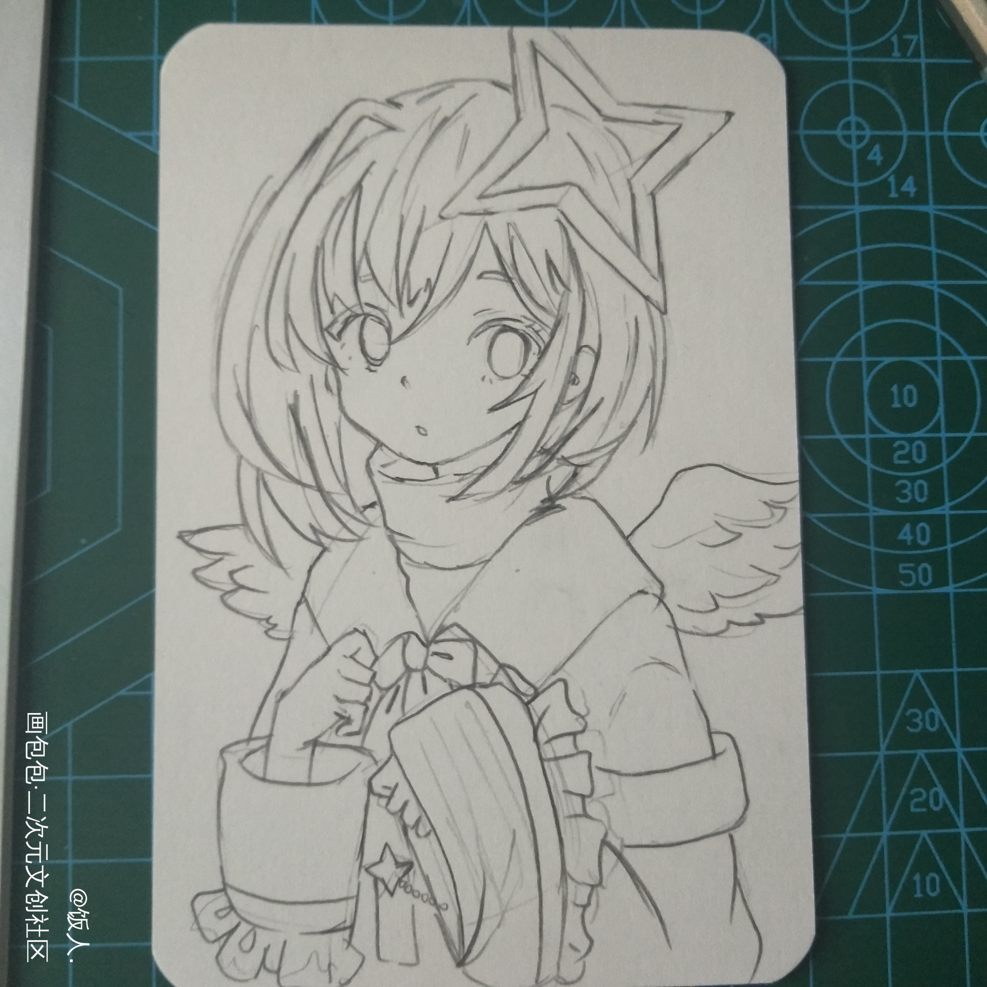 摸?_手绘日系绘画作品