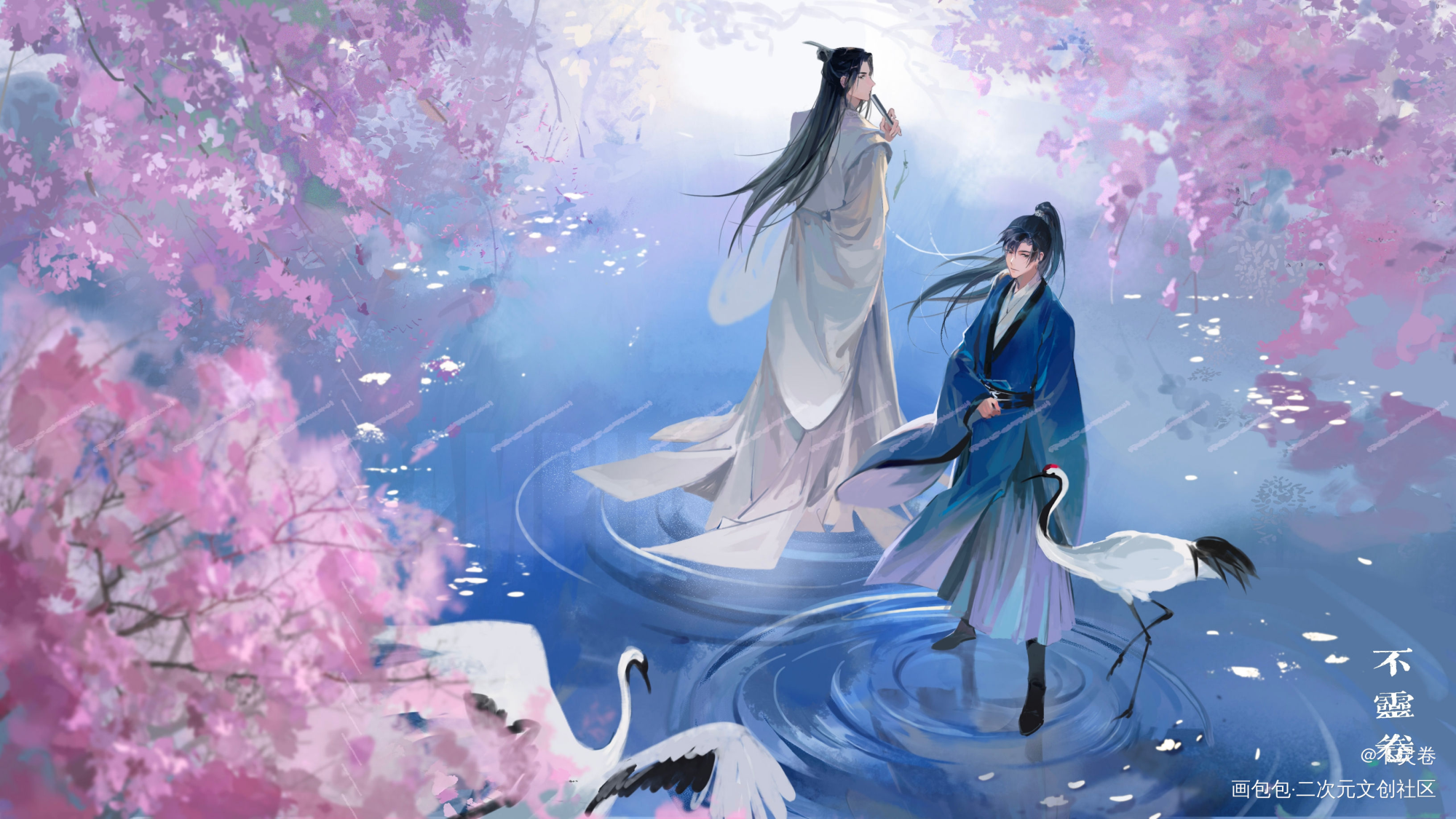 _六爻鸣潜priest绘画作品