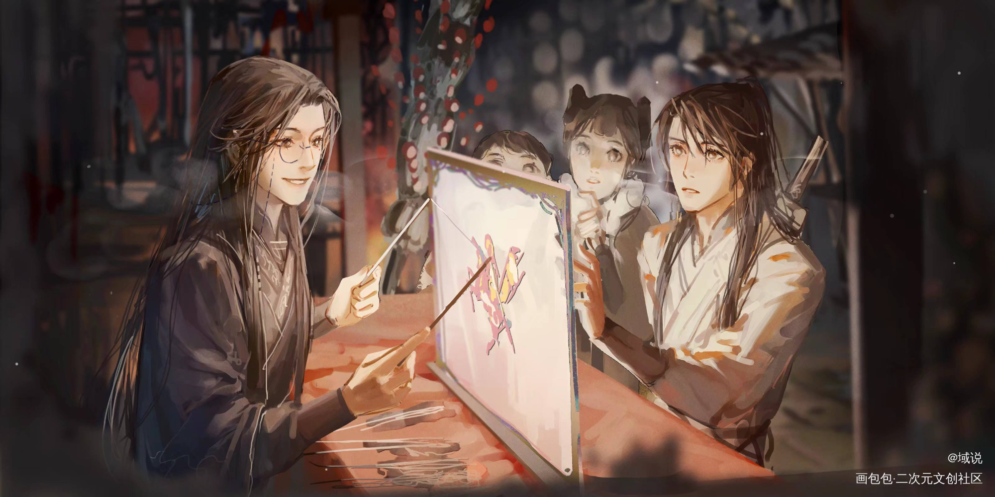 长庚大哥，我十六叔真厉害_杀破狼长顾长庚顾昀priest绘画作品