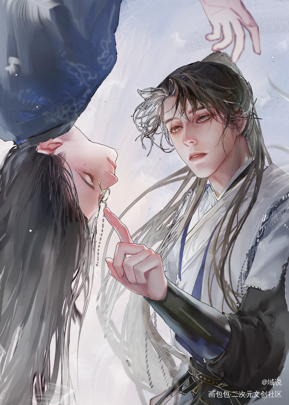 我与神明画押_杀破狼长顾长庚顾昀priest绘画作品