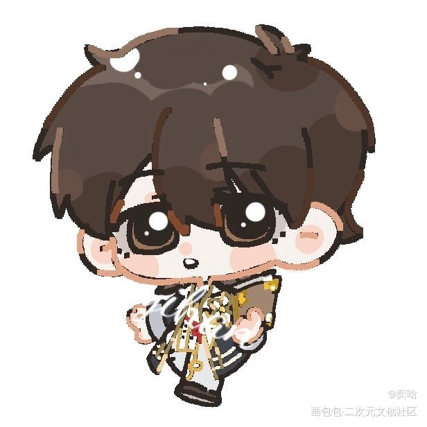 qq的魔法师停停～_破云严江江停Q版绘画作品