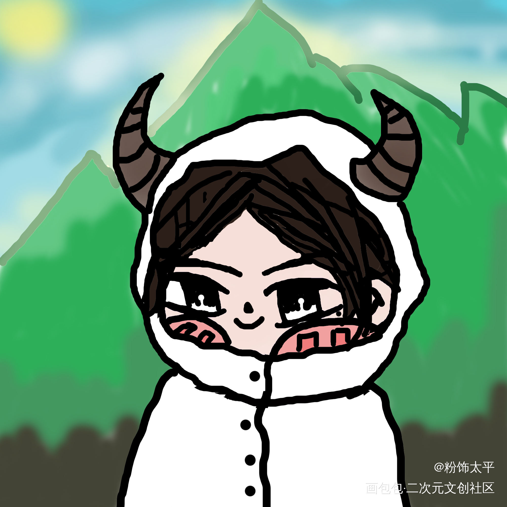 旅行小记?_Q版绘画作品