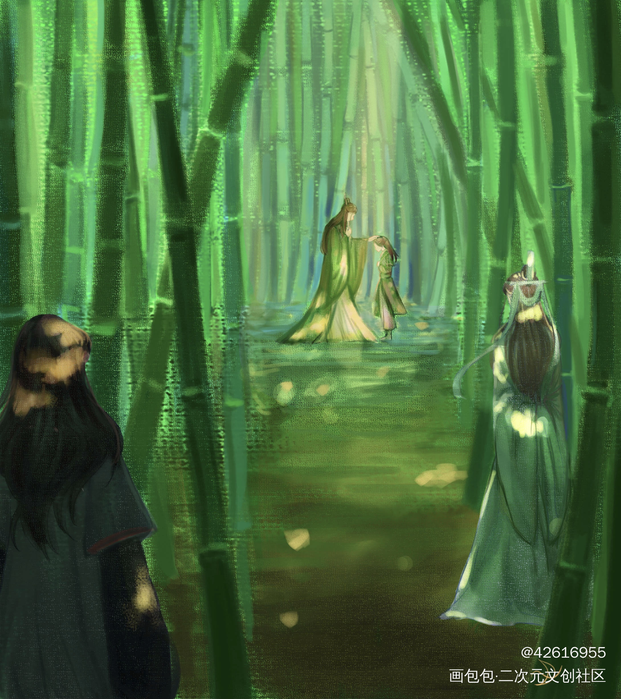 _人渣反派自救系统冰秋绘画作品